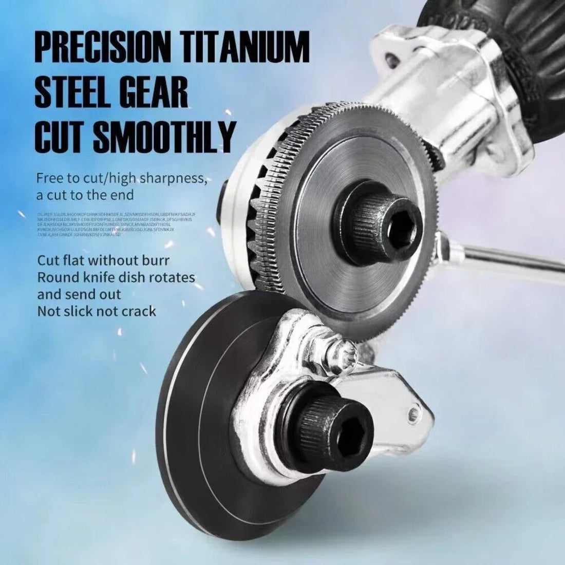 Electric Drill Plate Cutter - Metal Nibbler Drill Attachment with Adapter 7767666786502-1