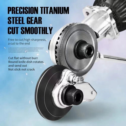 Electric Drill Plate Cutter - Metal Nibbler Drill Attachment with Adapter 7767666786502-1