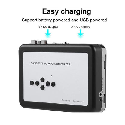 Walkman USB Cassette Capture to MP3 Converter 6149048402118-1