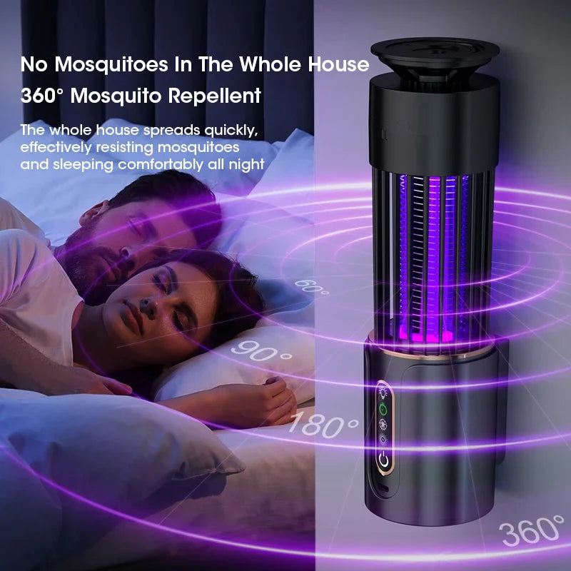 Mosquito Trap Lamp – Lightweight Usb-Rechargeable With Dual Light Modes 15105909031296-1
