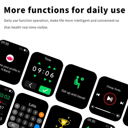 Blood Glucose Monitoring Smartwatch - Bluetooth Call Information Display Health Monitor Multiple SH1751817214987860732