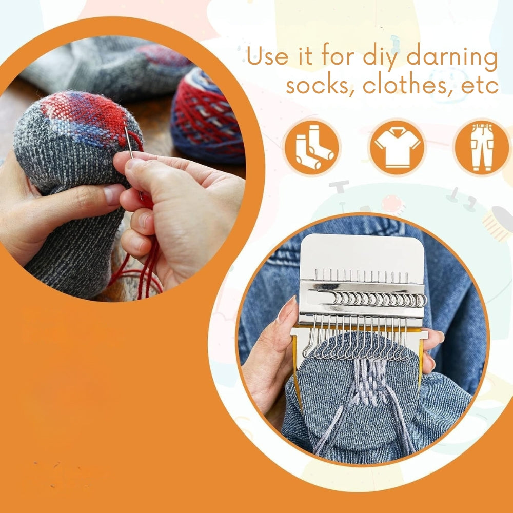 Mini Darning Loom Machine - Loomexpress 8746034757966-1