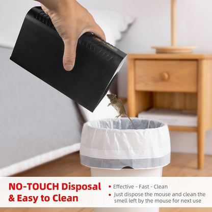 Electric Mouse Trap 6000-8000V - Rat Rodent Cage Trap Reusable Mice Killer Orchard Garden Electronic Pest Control Tool