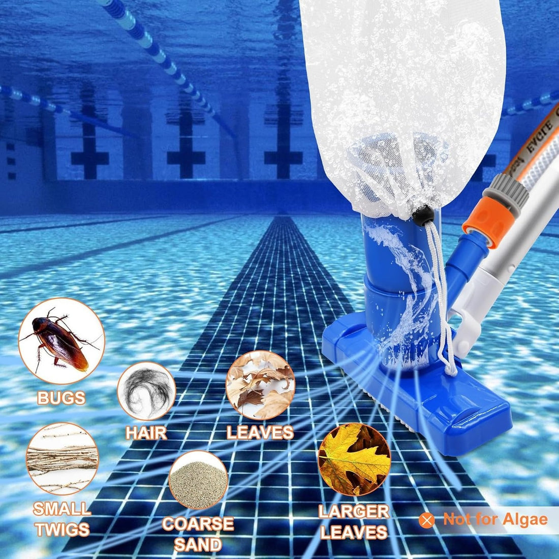 Aquavac – Chemical-Free Pool Vacuum Cleaner With Powerful Hose Suction For Leaves, Dirt & Debris 10128619110678-1