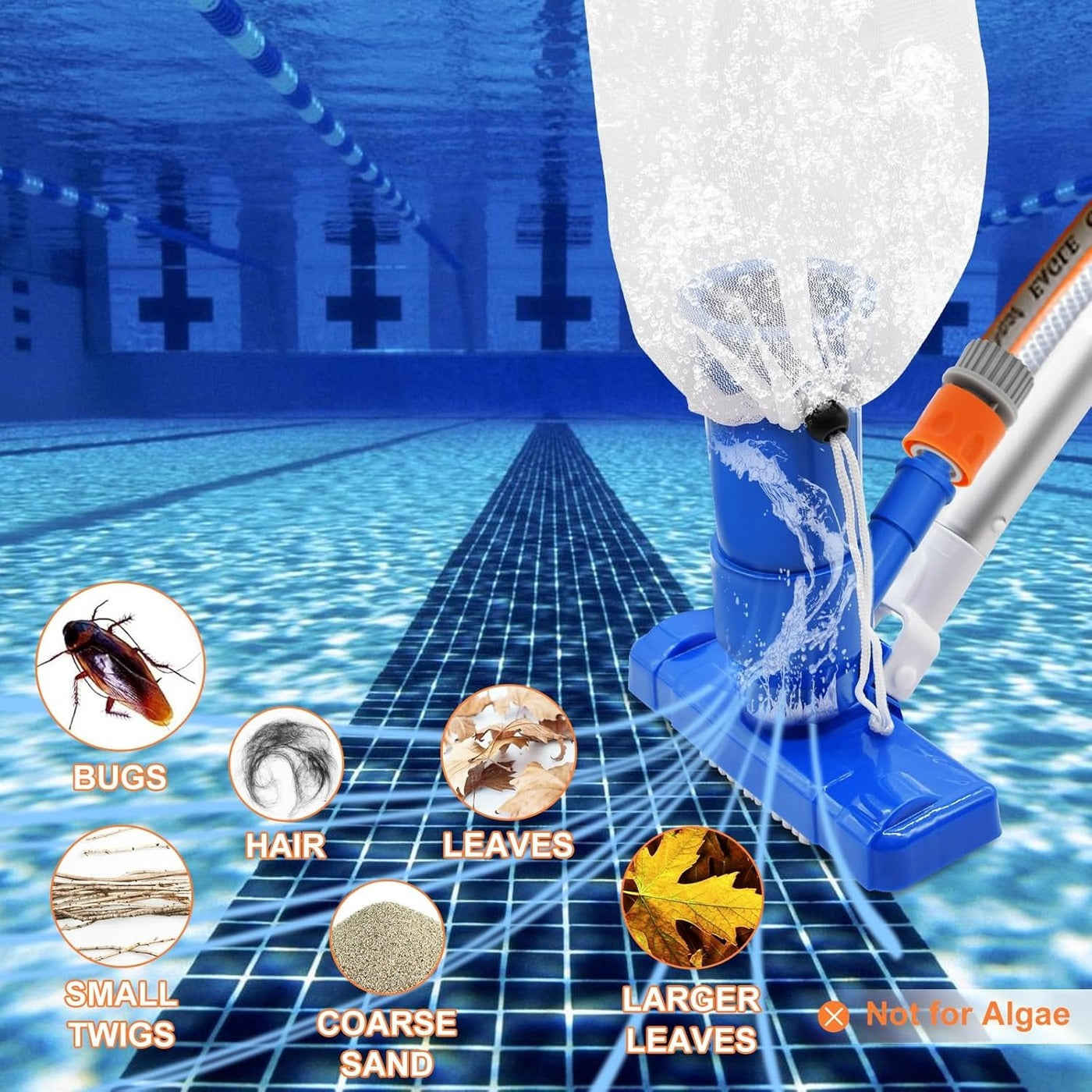 Aquavac – Chemical-Free Pool Vacuum Cleaner With Powerful Hose Suction For Leaves, Dirt & Debris 10128619110678-1