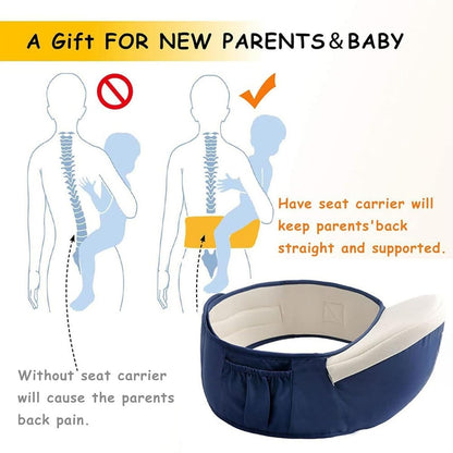 Baby Hip Carrier - Comfortable Hands-Free Support for Parents and Little Ones (0-3 Years) 15113606234457-1