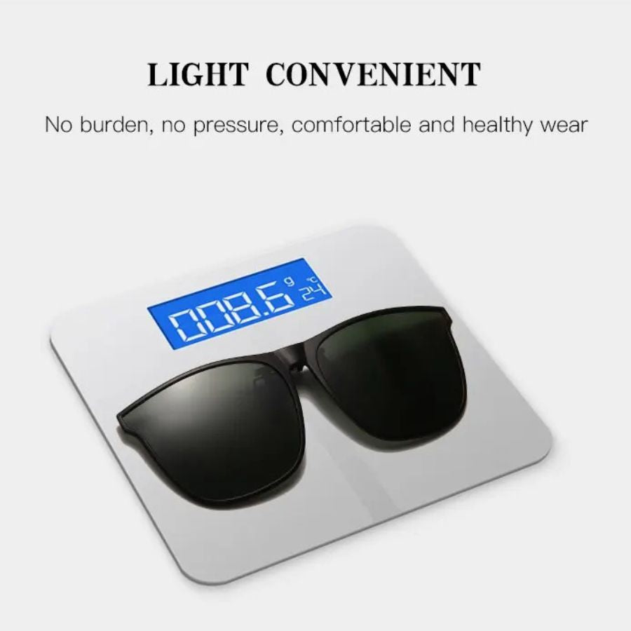 Polarized Clip On Sunglasses Men Photochromic Car Driver Goggles Night Vision Glasses Anti Glare Vintage Square Glasses SH1751817214987861000