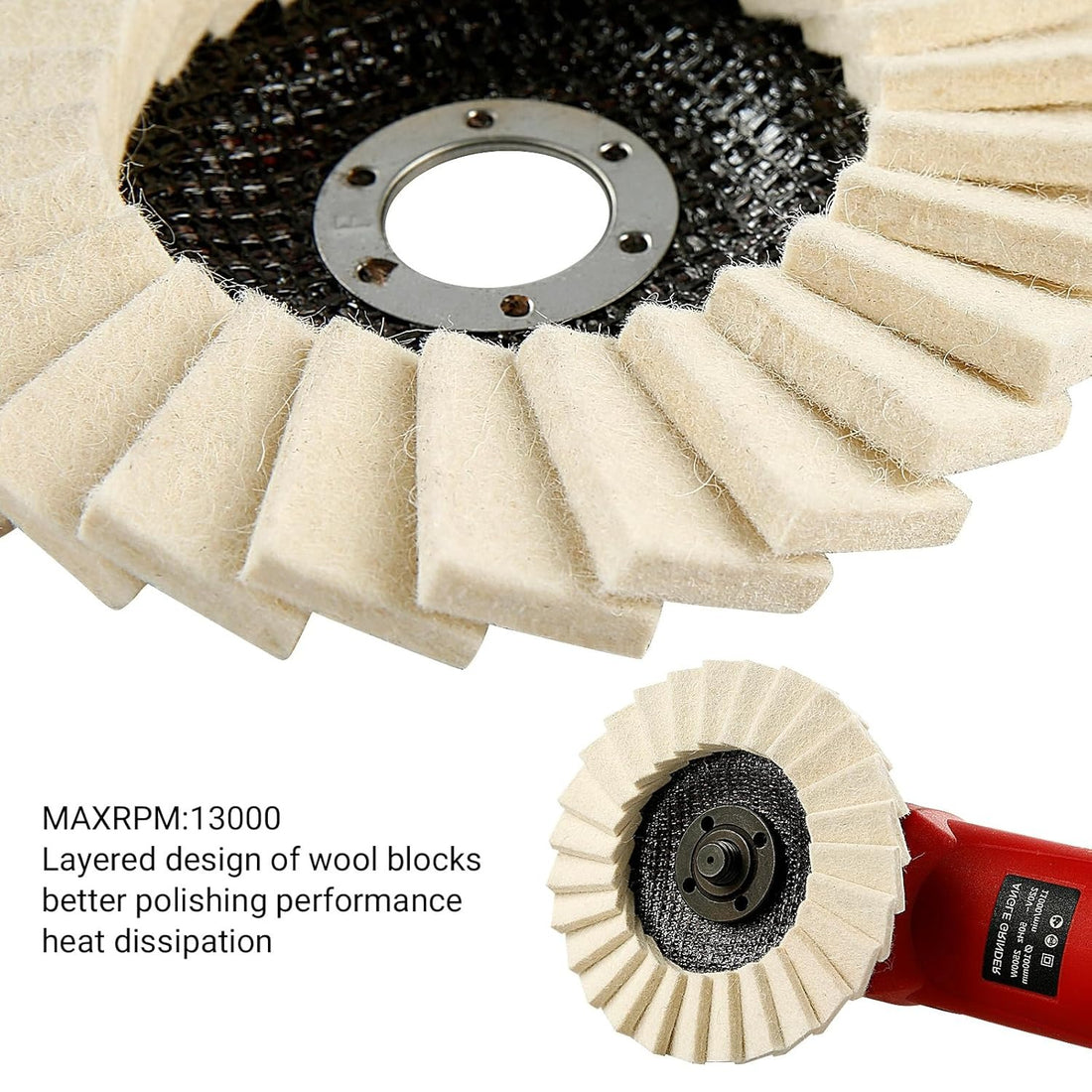 Surface Polishing Wheel for Instant Shine and Flawless Restoration 15101086892358-1