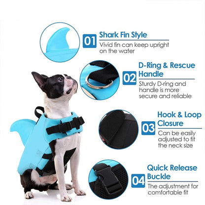 Dog Life Jacket - Enhanced Buoyancy, Adjustable Fit & Quick-Release for Water Adventures - Floating Vest for Dogs 9957152653633-1