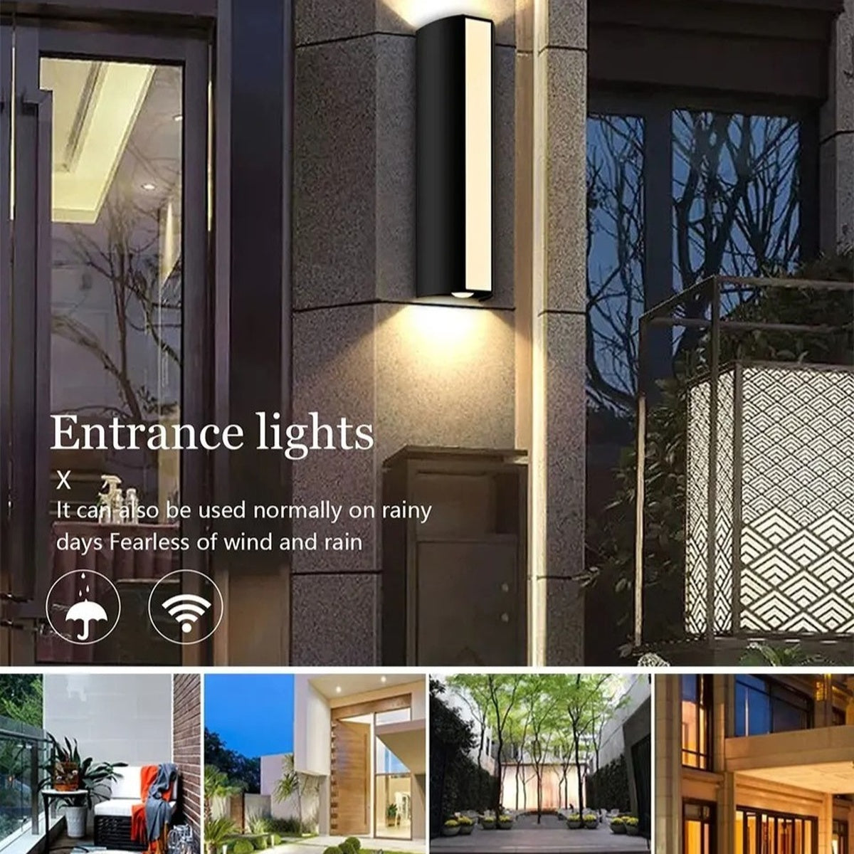 Led Waterproof Wall Lamp – Indoor & Outdoor Wall Sconce For Porch, Courtyard, Living Room, Bedroom, And Corridor Lighting (Ip65) 14984906899780-1