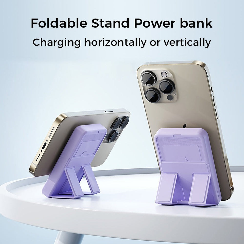 Portable Magnetic Wireless Power Bank 10000Mah Fast Charge With Stand 7974566166575-1
