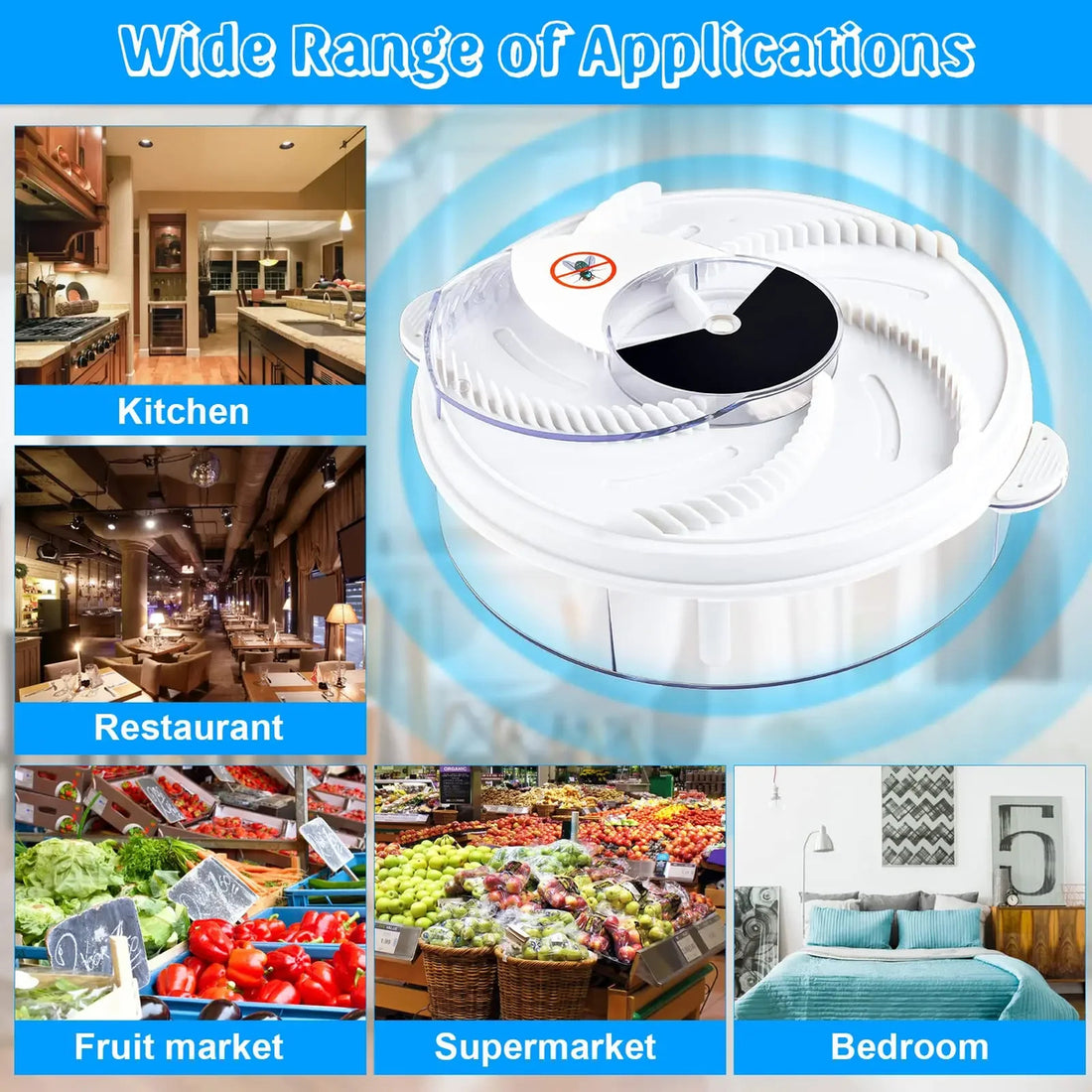 USB Fly Trap - Eco-Friendly, Non-Toxic & Effective for Home and Outdoor Use 9929396748609-1