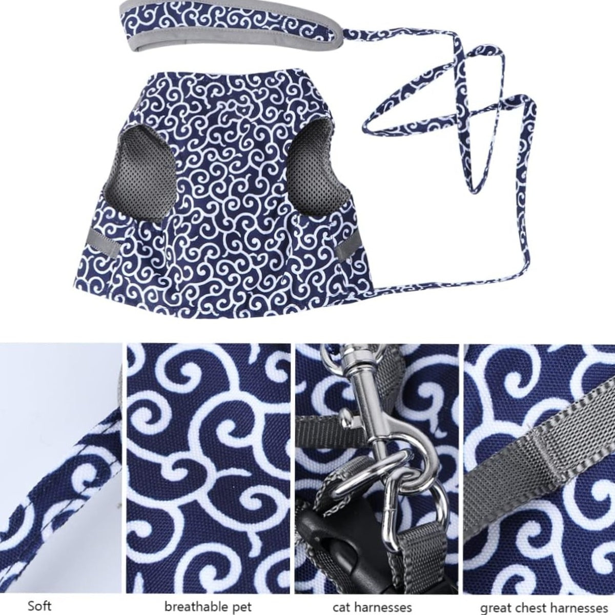 Cat Harness Vest For Safety & Comfort