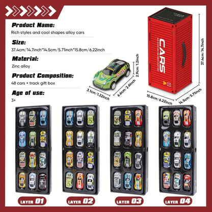 Speed Wheels - Super Fast & Tough - 48 Racing Cars (4+) BBO-016614