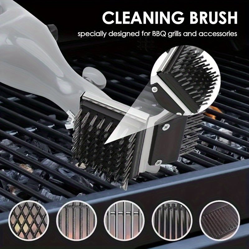 BBQ Steam Cleaning Brush | Ergonomic, Dishwasher Safe & Chemical-Free for Effortless Grill Cleaning 9945608880449-1