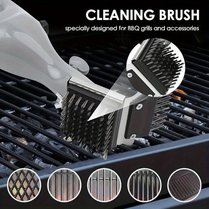 BBQ Steam Cleaning Brush | Ergonomic, Dishwasher Safe & Chemical-Free for Effortless Grill Cleaning 9945608880449-1