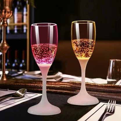 LED Wine Glasses | Light-Up Drinkware with 6 Colors | Liquid-Activated | Reusable Party Cups 4–8oz 15146748510534-1