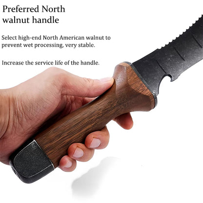 Multi-Purpose, Rust-Resistant Blade & Sheath for Backyard, Camping & Bush-Crafting 9929391636801-1