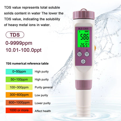 Digital Pool Tester – Measuring device for pH and chlorine for easy pH measurement in pool water 9950225891649-1