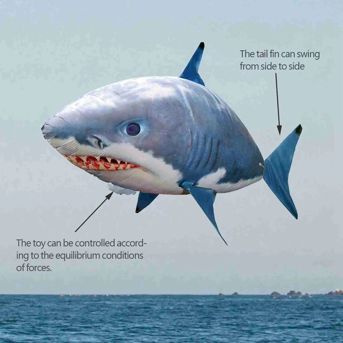 Remote Control Electric Flying Fish 6851983376484-1