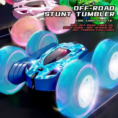 Rc Stunt Car Double Sided Flip 2.4G Remote Control Cars 360¡Ã Rotation Rc Off Road Drift Car Children Gifts For Kids Adults Boys 9751061496115-1