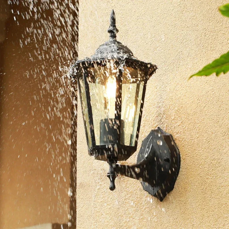 European Style Retro Outdoor Wall Light – Waterproof Garden And Porch Sconce Lamp 14891210801476-1