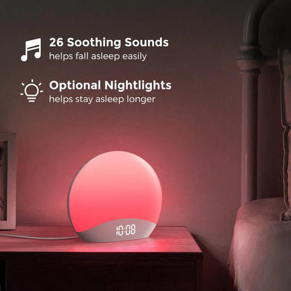 Sunrise Alarm Clock & Sound Machine – All-in-One Sleep Aid with Nature Sounds & Gentle Wake-Up Light 9678348747094-1