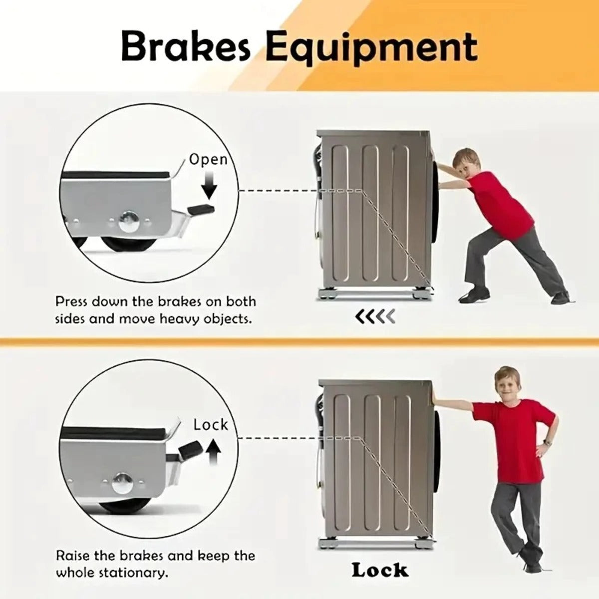 Adjustable Appliance Roller Heavy Duty Movable Base Furniture Stand 14814324326726-1