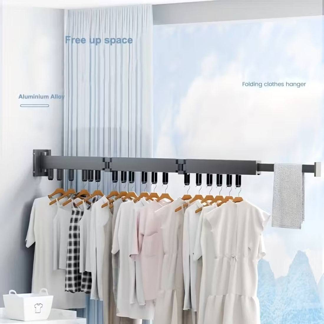 Clothes Drying Rack | Foldable Space-Saving Design | Indoor & Outdoor Use 15152381952326-1
