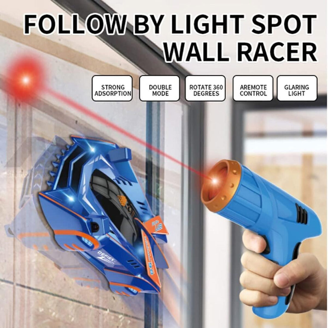 Gravity-Defying Laser RC Car 7120994468038-1