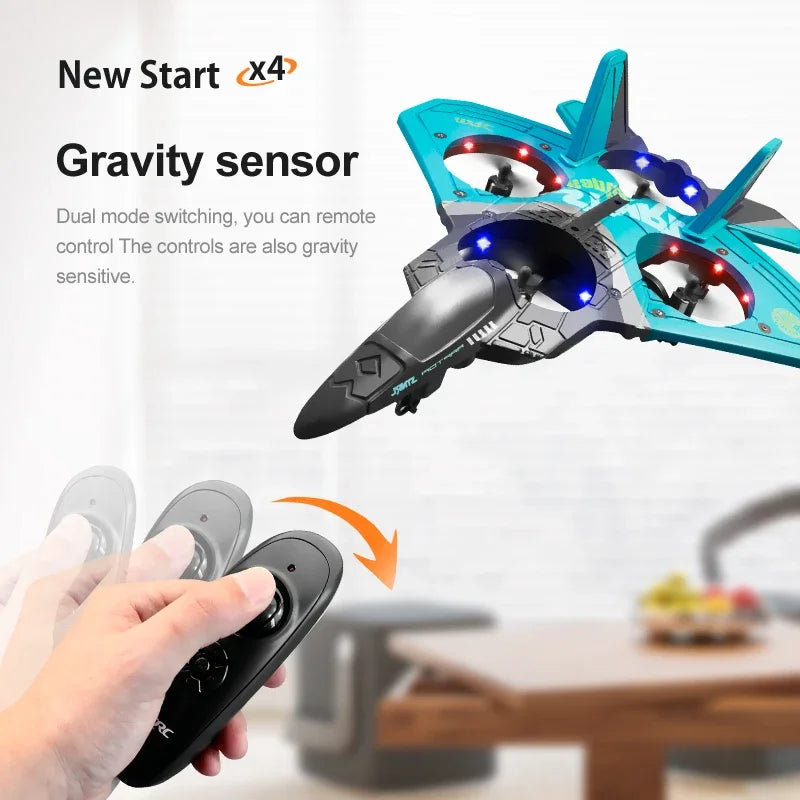 V17 Jet Fighter Stunt RC Airplane 6Y+ 7496190918791-1