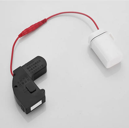 Touchless Intelligent Auto-Flush Sensor - Adjustable Automatic Motion Sensor Toilet Flush Kit Powered by Batteries