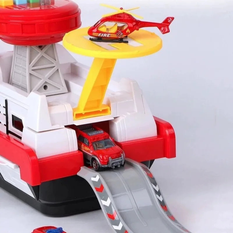 Kids' Multi-Vehicle Boat Rescue Hero Playset With Lights & Sound 15666973999453-1
