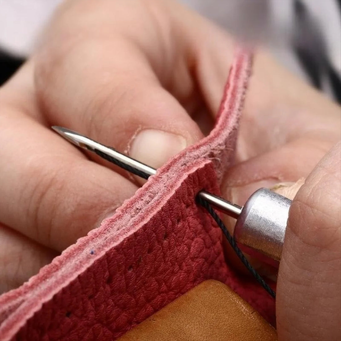 Professional Leather Stitching Tool Set For Craft Repair Handwork Projects 11529519497484-1