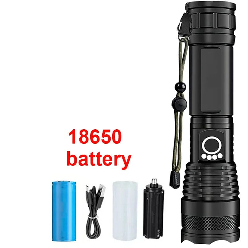 5000 Lumens Xhp70.2 Most Powerful Flashlight Worlds Brightest 93885150-50b