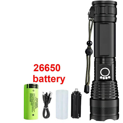 5000 Lumens Xhp70.2 Most Powerful Flashlight Worlds Brightest 93885150-50b