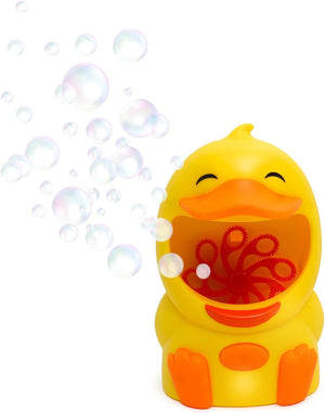 Good Banana Duck Bubble Maker - Cordless Bubble Blower For Kids, Classrooms, With Bubble Solution Included