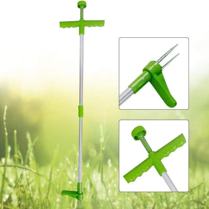 Stand Up Weed Remover Tool for Garden - Long Handle, No Bend Puller