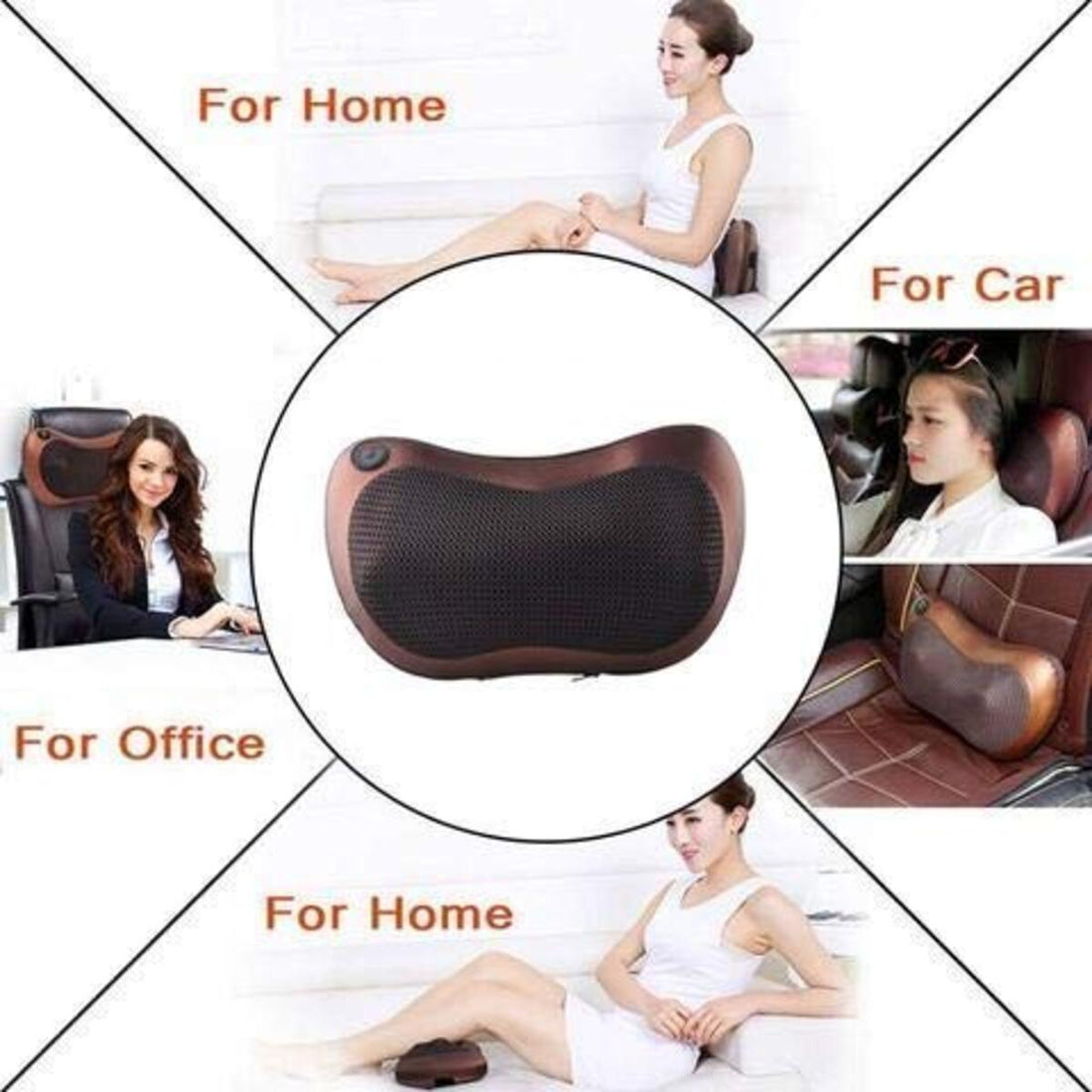 Heated Massage Pillow for Neck and Shoulder with Portable Design 1005008187289251-al