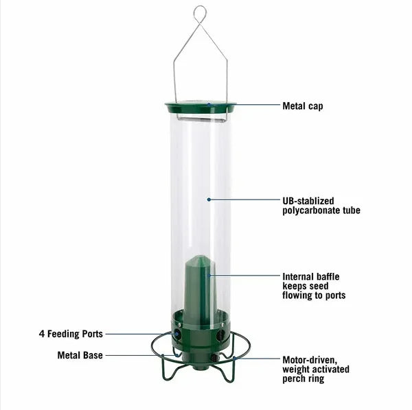 Squirrel Proof Bird Feeder For Outdoor Use