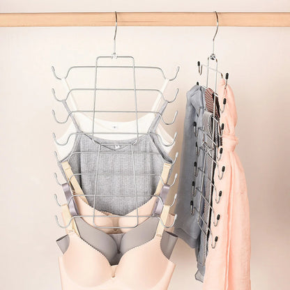 2 Pack Space-Saving Multi-Layer Underwear Hanger