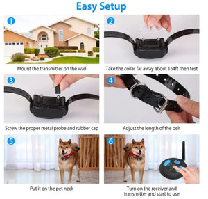 2-In-1 Wireless Dog Fence &Amp; Outdoor Training Collar, Dog Containment System