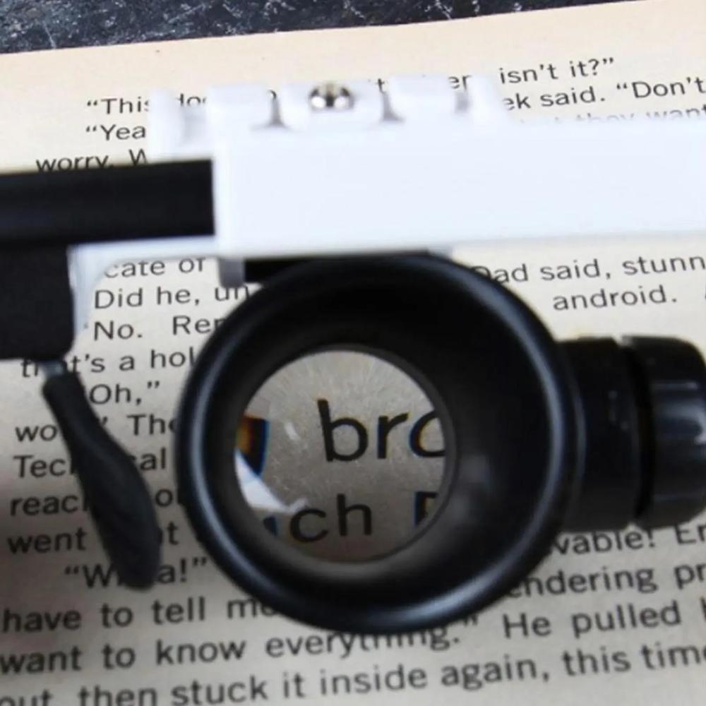 8x - 23x LED Illuminated Precision Magnifier with Adjustable Brightness - Ideal for Reading, Hobbies & Detailed Work 9902980104513-1