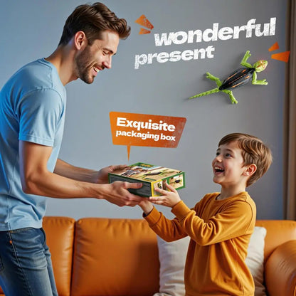 Gecko Climber – Cool & Exciting – Chameleon Robot - Remote Control Gecko that Climbs Glass & Smooth Walls BBO-017660