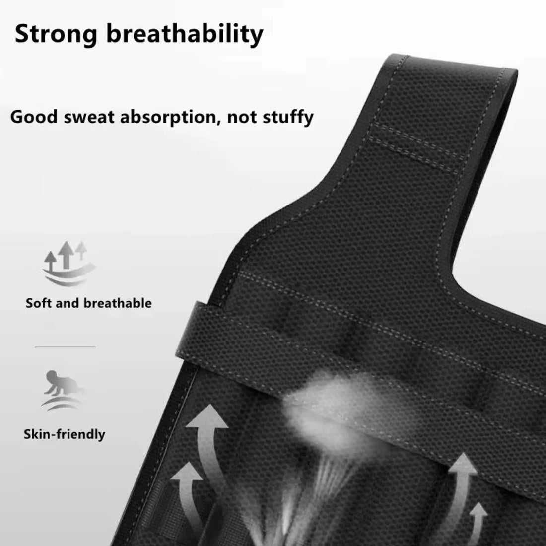 Exercise Weight Vest - 20Kg Adjustable Exercise Loading Weight Vest for Fitness Training 7812353196230-1