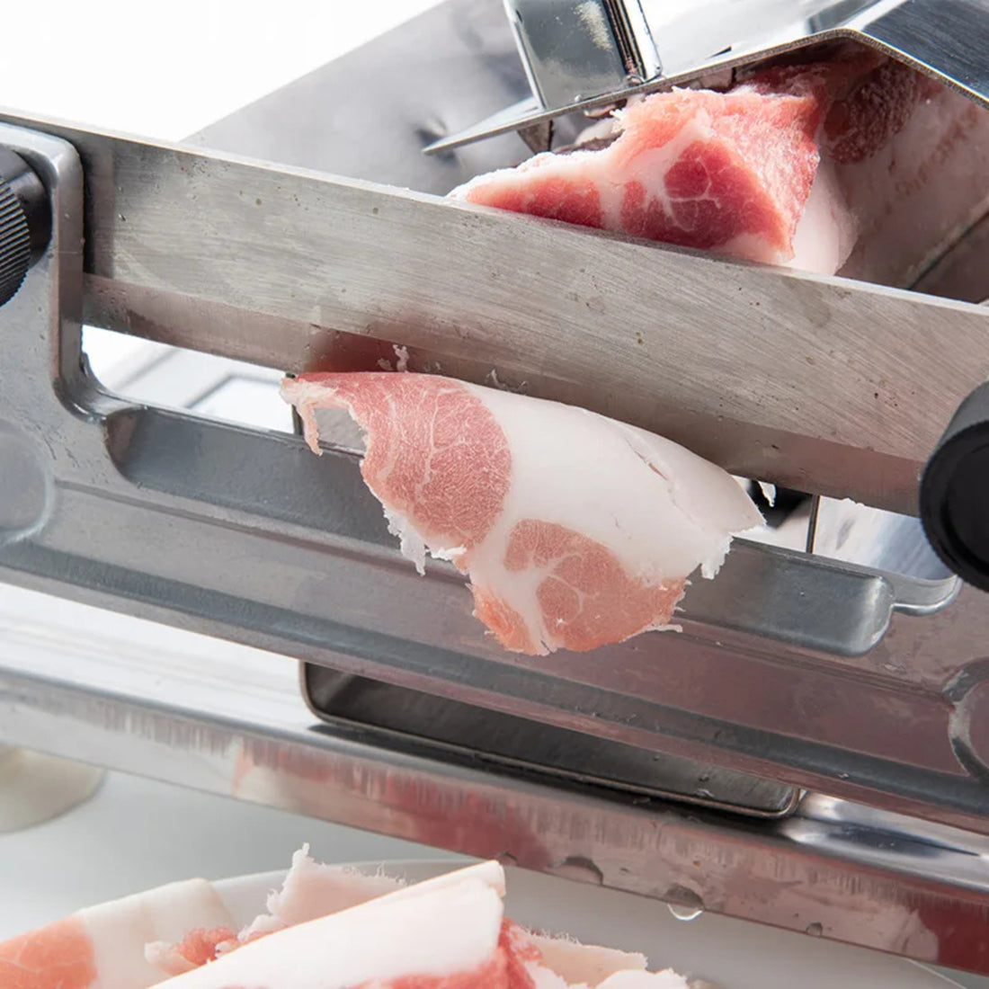 Manual Stainless Steel Frozen Meat Slicer With Adjustable Thin Slices 9730161443118-1
