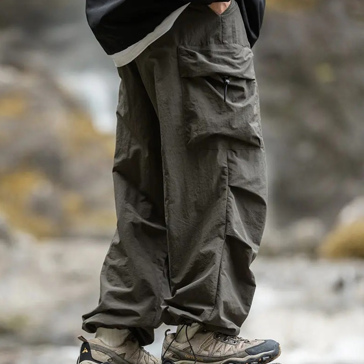 Men's Water-Resistant Cargo Pants - Outdoor & Hiking Gear SH1751817214987860700