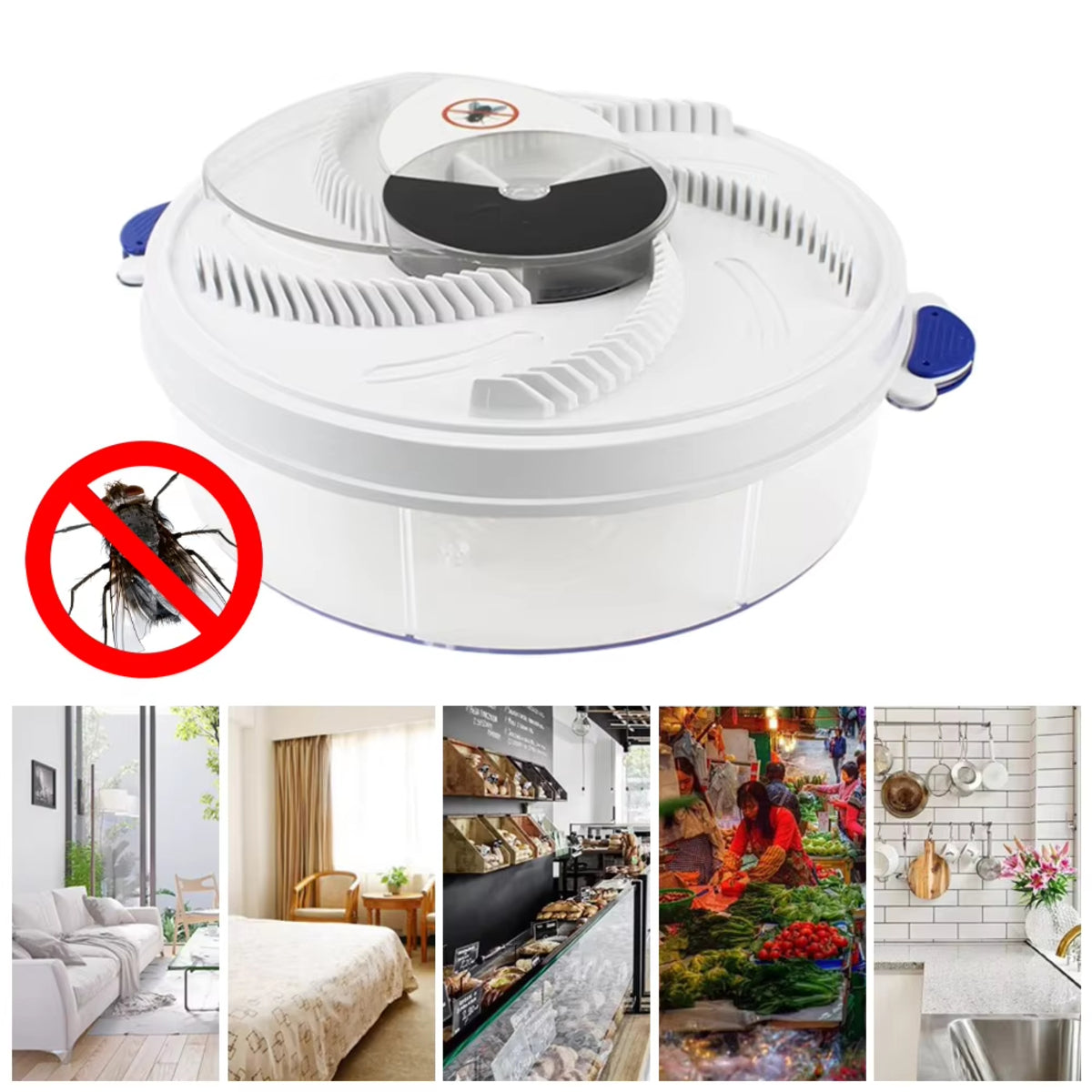 USB Fly Trap - Eco-Friendly, Non-Toxic & Effective for Home and Outdoor Use 9929396748609-1