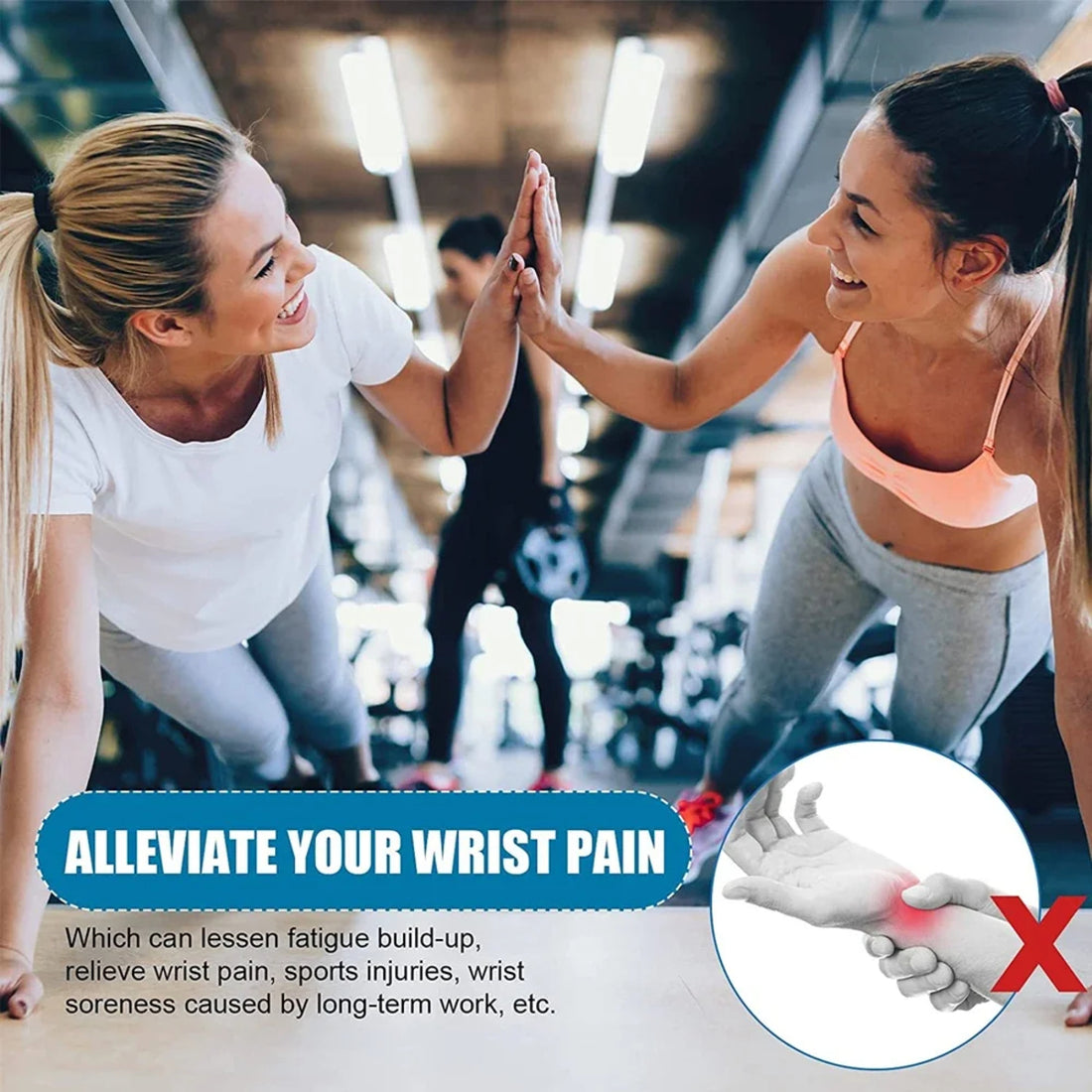 Adjustable Wrist Support Splint - Breathable, Durable, Removable Metal Brace 1005007444454477-Black Left