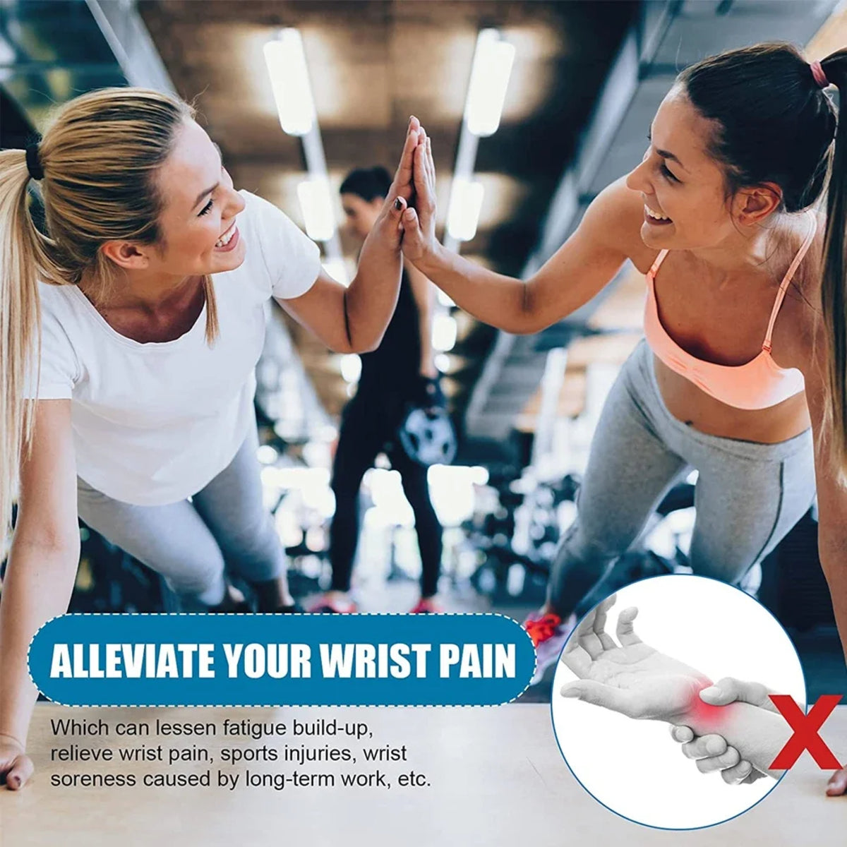 Adjustable Wrist Support Splint - Breathable, Durable, Removable Metal Brace 1005007444454477-Black Left